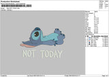 Stitch Text 0601 Embroidery File 6 sizes