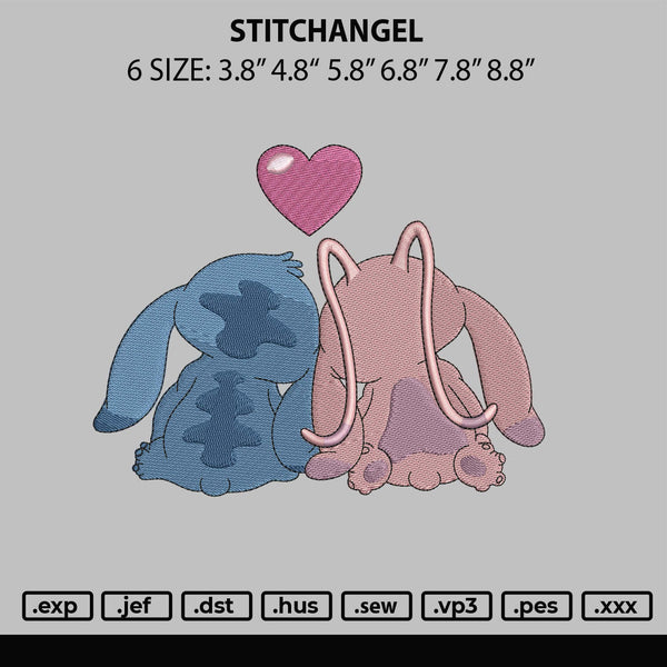 Stitchangel Embroidery File 6 sizes