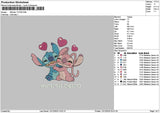 Stitch Hug 002 Embroidery File 6 sizes