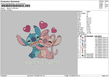 Stitch Hug 002 Embroidery File 6 sizes