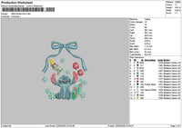 Stitch Flowers 2303 Embroidery File 6 sizes