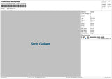 Stolz G Bold Embroidery File 6 sizes