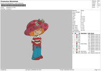 Strawberry V2 Embroidery File 6 sizes
