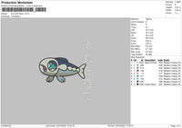 Sun And Moon Embroidery File 6 sizes