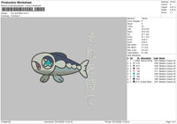 Sun And Moon Embroidery File 6 sizes