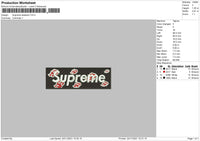 Supreme Akatsuki Embroidery File 4 size