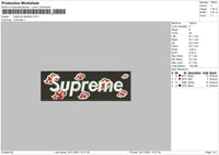 Supreme Akatsuki Embroidery File 4 size
