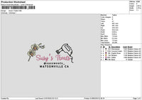 Susystext Embroidery File 6 sizes