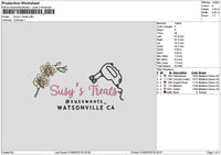 Susystext Embroidery File 6 sizes