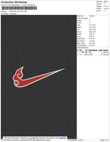 Swoosh Anime Bundle Embroidery File 9 Swoosh