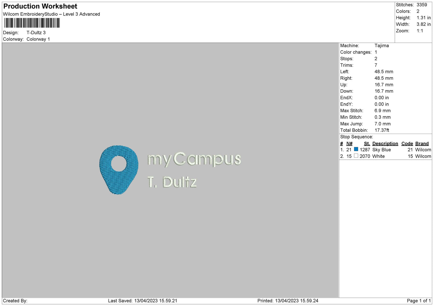Campus Embroidery 4 Files