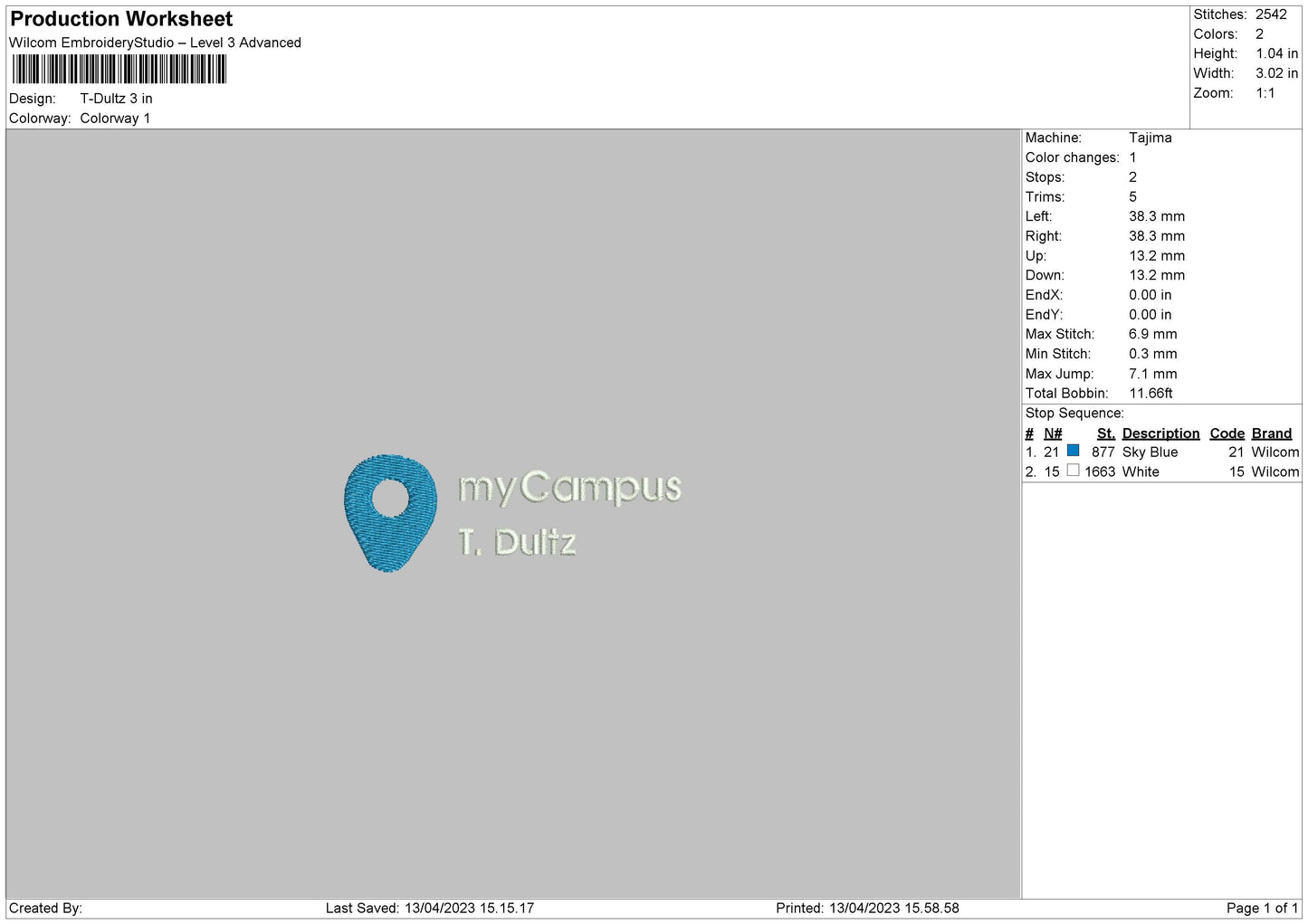 Campus Embroidery 4 Files