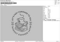 Coffeebooks Embroidery File 6 sizes