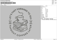 Coffeebooks Embroidery File 6 sizes