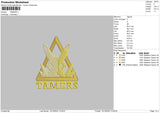 Tamers Embroidery File 6 sizes