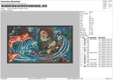 Tanjiro Kamado V5 Embroidery File 4 size