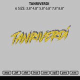 Tanriverdi Embroidery File 6 sizes