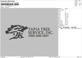 Tapia Tree Embroidery File 6 sizes