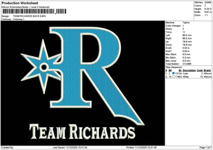 Richardstext Embroidery 2 Files
