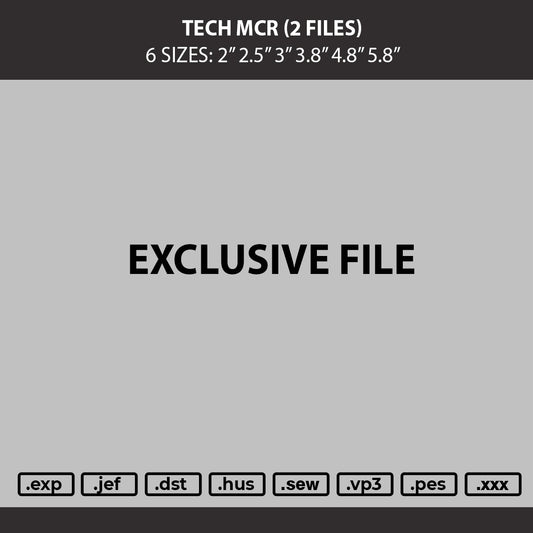 Tech Mcr 02 Embroidery 2 Files