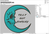 Tect Out Jewelry Embroidery File 5 sizes