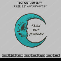 Tect Out Jewelry Embroidery File 5 sizes