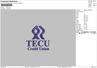 Tecutext Embroidery File 6 sizes