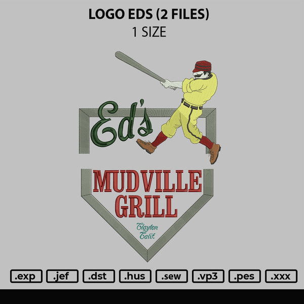 Logo Eds Embroidery 2 Files