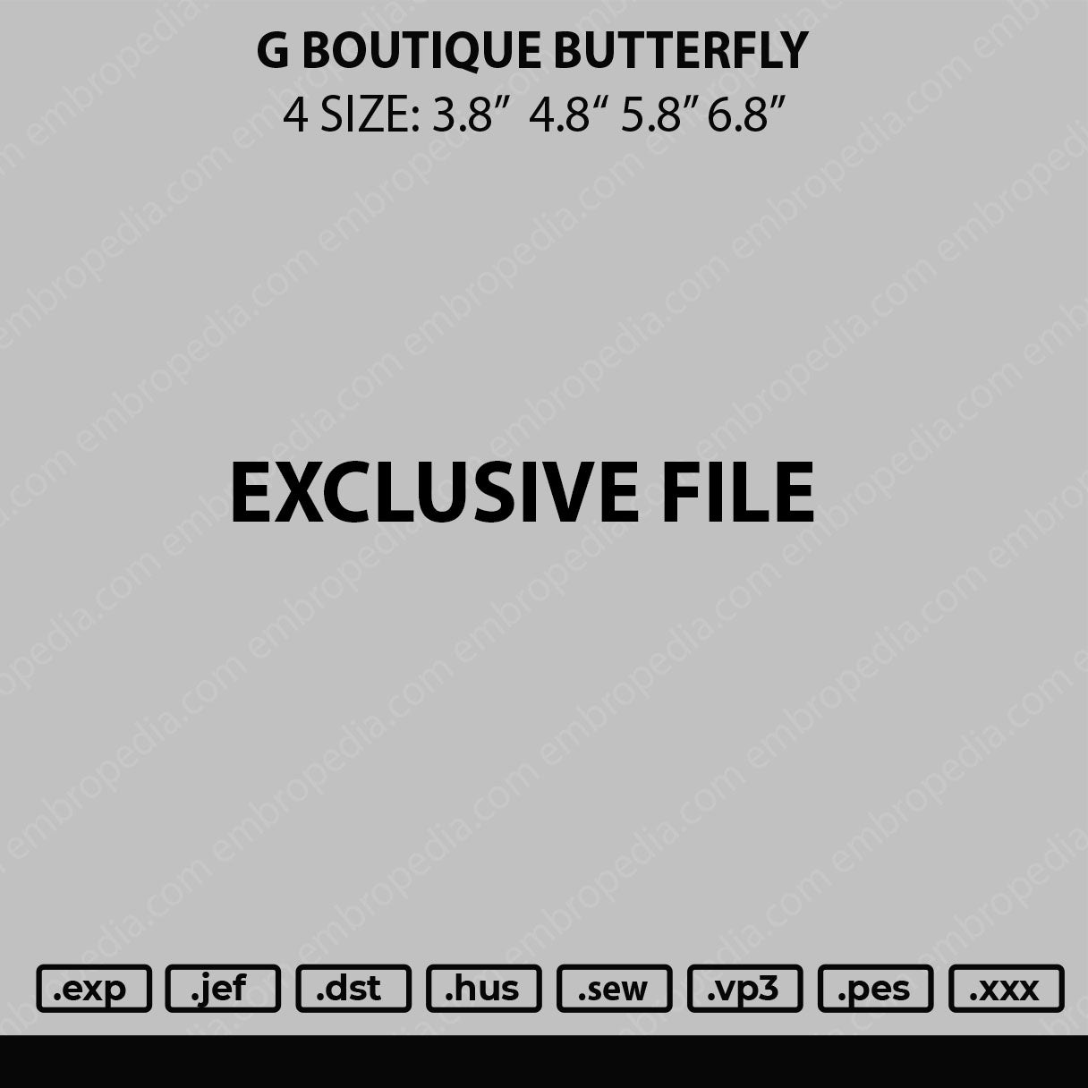 Gboutique & Butterfly Embroidery 2 Files