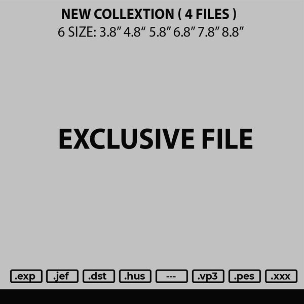 New Collection Embroidery 4 Files