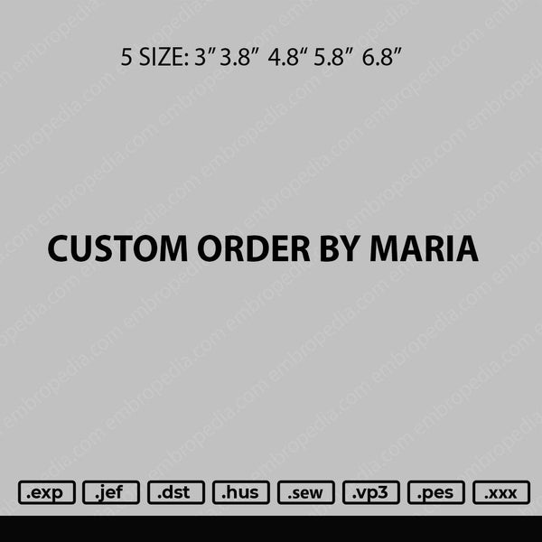 custom order by mariya
