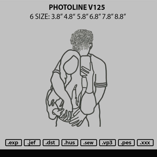 Photoline V125 Embroidery File 6 sizes