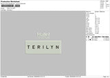 Terilyntext Embroidery File 6 sizes