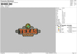 Texas Embroidery File 4 size