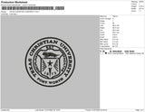 Texas Christian Univ Embroidery File 4 sizes
