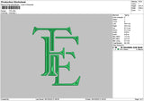 Tfetext Embroidery File 6 sizes