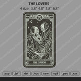 The Lovers Embroidery File 4 size