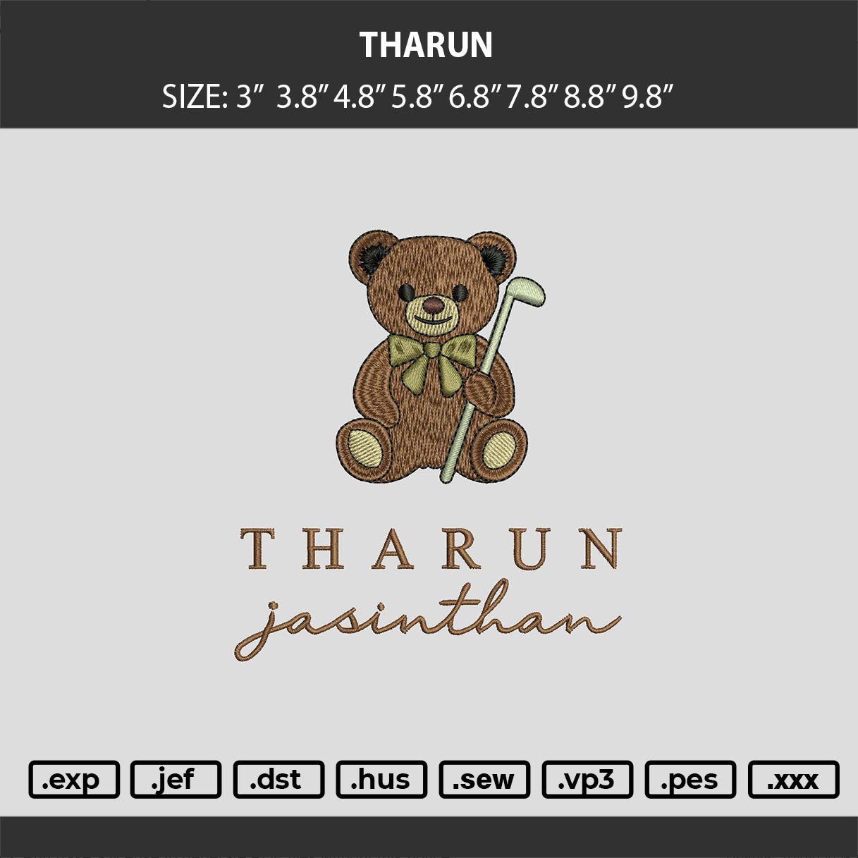 Tharun Embroidery Machine Design File