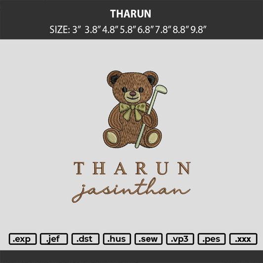 Tharun Embroidery Machine Design File