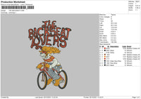 The Backseat Embroidery File 4 size