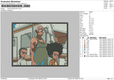 Boondocks Embroidery File 6 sizes