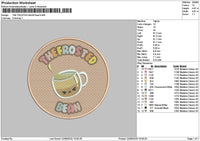 Frostedcircle Embroidery File 6 sizes