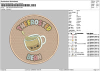 Frostedcircle Embroidery File 6 sizes