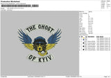 The Ghost Of Kyiv Embroidery File 4 size