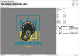 The Ghost Of Kyiv Embroidery File 4 size