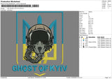 The Ghost Of Kyiv Embroidery File 4 size