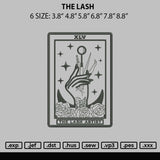 The Lash Embroidery File 6 sizes