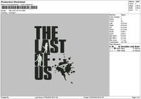 Thelasttext Embroidery File 6 sizes