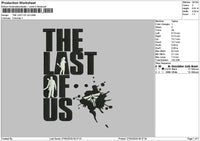 Thelasttext Embroidery File 6 sizes