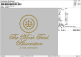 Mocktext Embroidery File 6 sizes